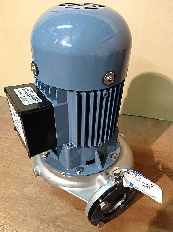 unused Ebara pump 50LPS 5.75E three-phase 200V 50Hz 0.75kW